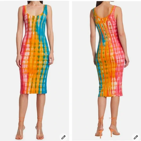 Cotton Citizen Verona Tank Dress - Sorbet Ripple XS Cotton Citizen Verona Tank Dress - Sorbet Ripple XS